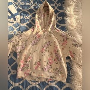 LoveShackFancy x Gap Floral Crop Hoodie